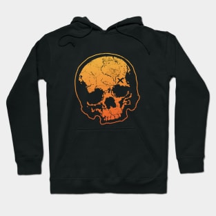 Orange Crush Skull Hoodie